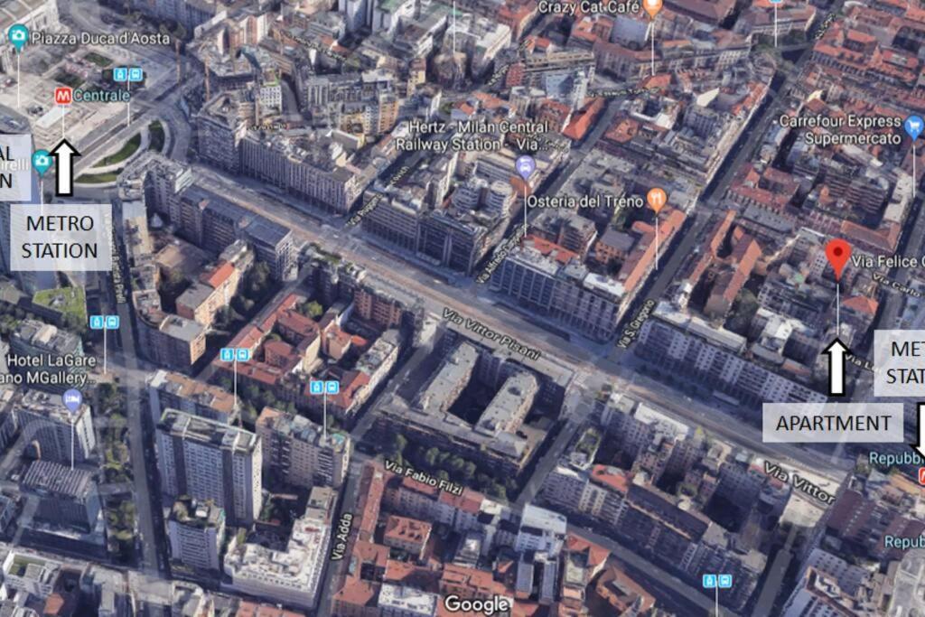 Suite Mm3/Repubblica, 2 Min. Da Staz. Centrale Milano Exterior foto